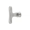 STUK MEUBELKNOP PBU-45 WIT BRONS (WB) 45mm