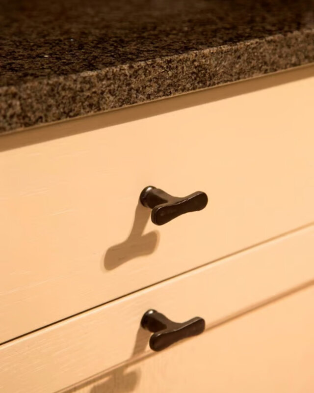 Dauby STUK MEUBELKNOP PBU-45 VEROUDERD IJZER - ZWART (VO) 45mm
