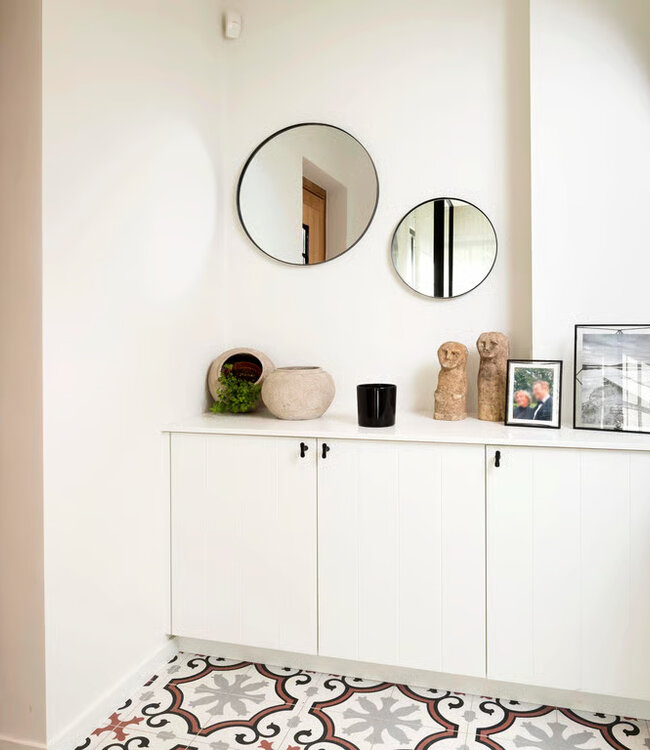 Dauby STUK MEUBELKNOP PBU-45 VEROUDERD IJZER - ZWART (VO) 45mm