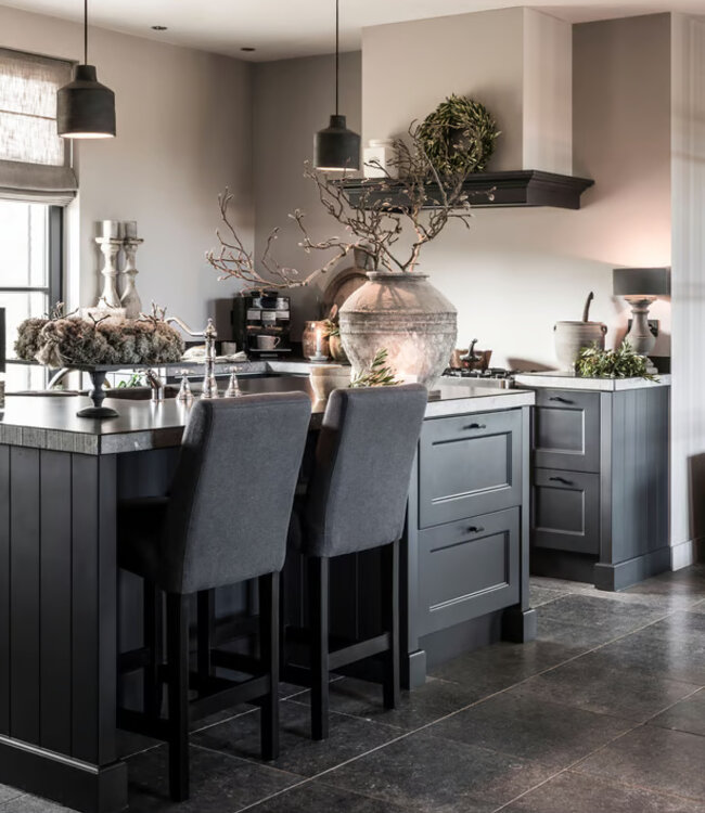 Dauby STUK MEUBELKNOP PBU-45 VEROUDERD IJZER - ZWART (VO) 45mm