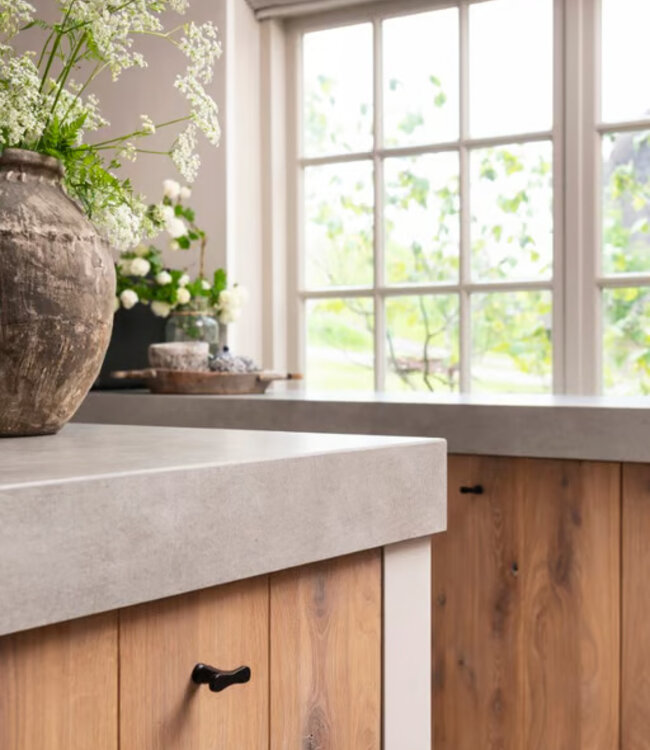 Dauby STUK MEUBELKNOP PBU-37 VEROUDERD IJZER - ZWART (VO) 37mm