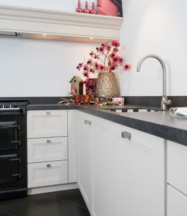 Dauby STUK MEUBELKNOP PQ-20 MAT WIT BRONS (WBS) 20mm