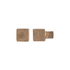 STUK MEUBELKNOP PQ-20 RUW BRONS (RB) 20mm