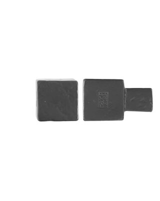 Dauby STUK MEUBELKNOP PQ-20 VEROUDERD IJZER - ZWART (VO) 20mm