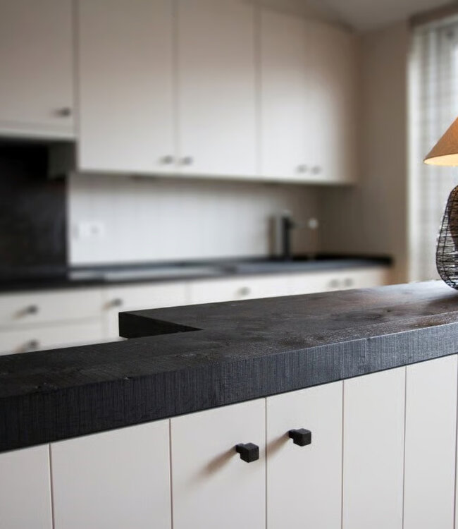 Dauby STUK MEUBELKNOP PQ-20 VEROUDERD IJZER - ZWART (VO) 20mm