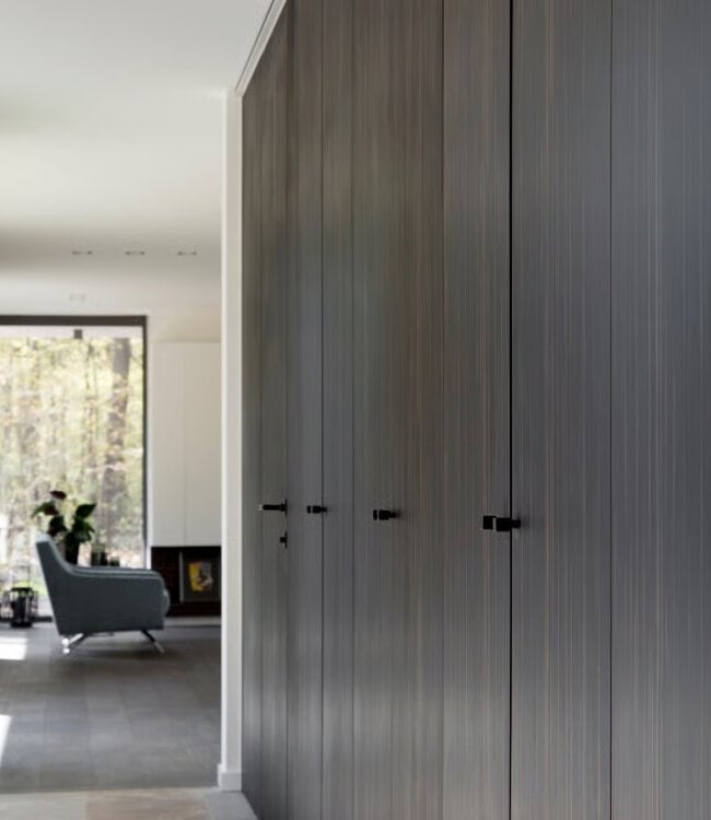 Dauby STUK MEUBELKNOP PQ-25 VEROUDERD IJZER - ZWART (VO) 25mm