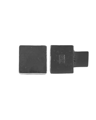 Dauby STUK MEUBELKNOP PQ-25 VEROUDERD IJZER - ZWART (VO) 25mm