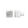 STUK MEUBELKNOP PQ-25 WIT BRONS (WB) 25mm