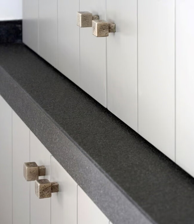 Dauby STUK MEUBELKNOP PQ-25 WIT BRONS (WB) 25mm