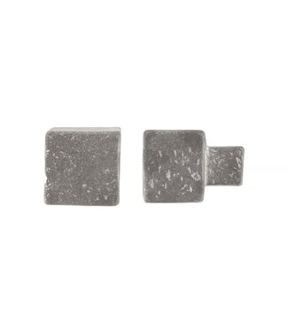 Dauby STUK MEUBELKNOP PQ-25 RUW METAAL (RM) 25mm