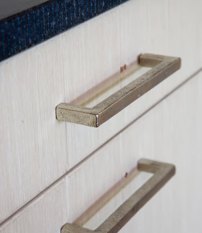 Dauby STUK MEUBELGREEP PMQ-128 WIT BRONS (WB) 128mm