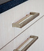 Dauby STUK MEUBELGREEP PMQ-128 WIT BRONS (WB) 128mm
