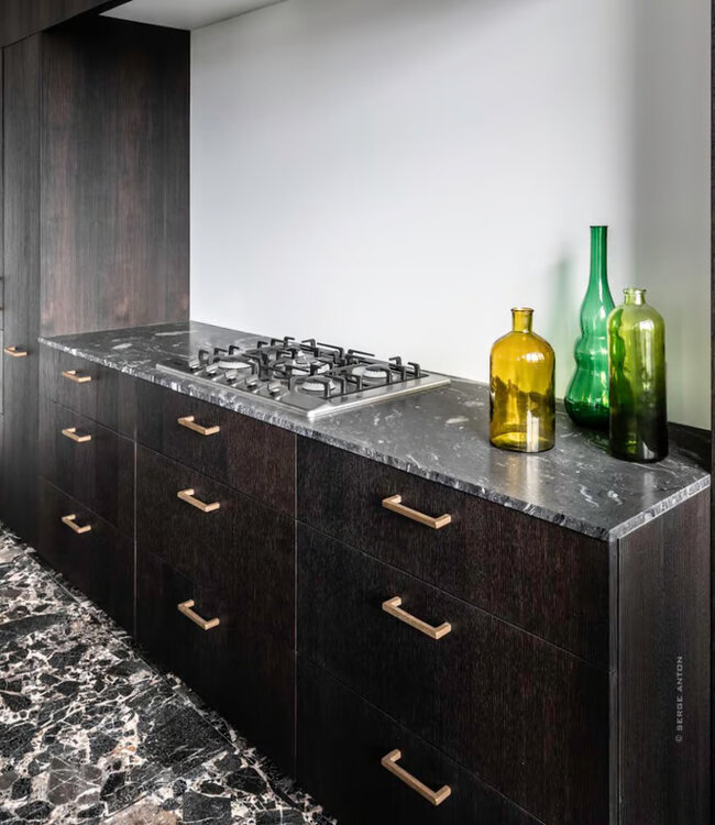 Dauby STUK MEUBELGREEP PMQ-128 RUW BRONS (RB) 128mm