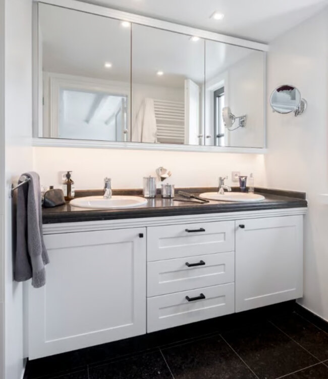 Dauby STUK MEUBELGREEP PMQ-160 VEROUDERD IJZER - ZWART (VO) 160mm