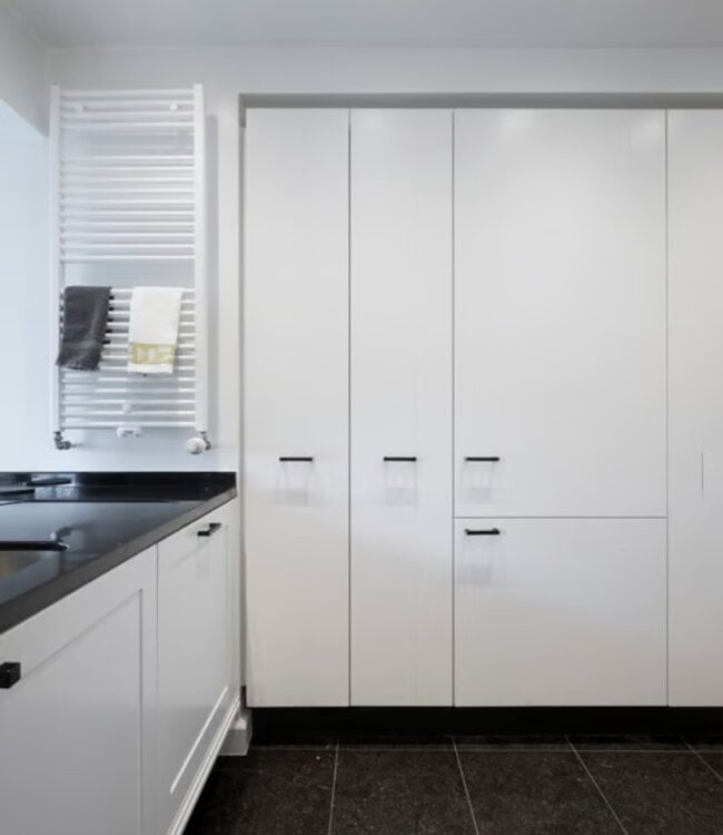 Dauby STUK MEUBELGREEP PMQ-160 VEROUDERD IJZER - ZWART (VO) 160mm