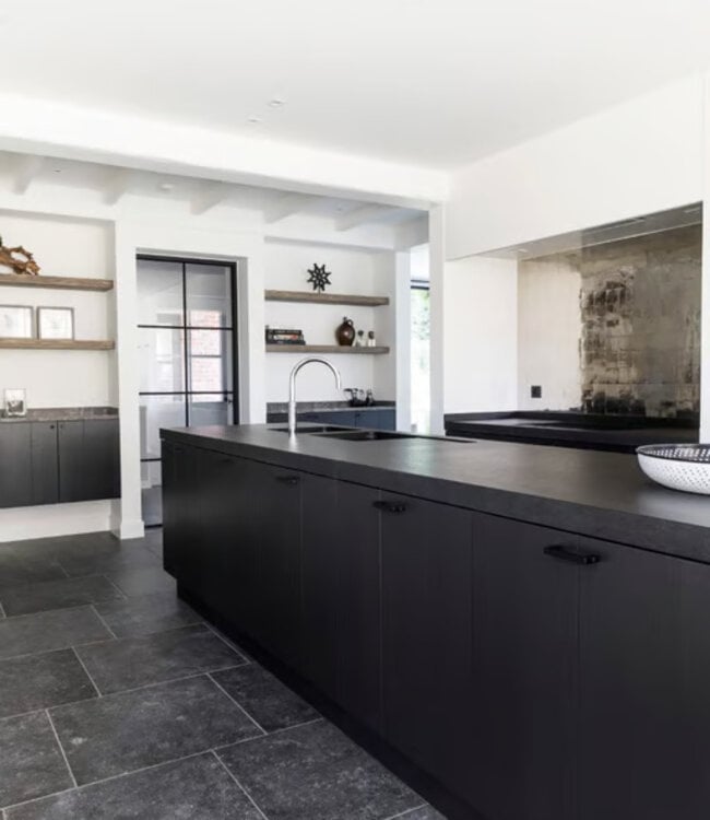 Dauby STUK MEUBELGREEP PMQ-160 VEROUDERD IJZER - ZWART (VO) 160mm