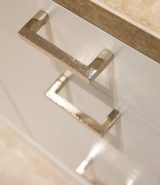 Dauby STUK MEUBELGREEP PMQ-160 WIT BRONS (WB) 160mm