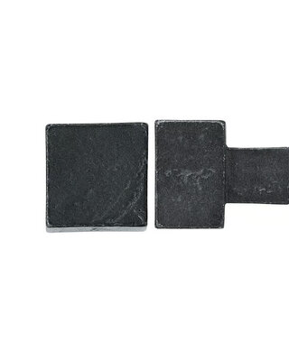 Dauby STUK MEUBELKNOP PQ-35 VEROUDERD IJZER - ZWART (VO) 35mm