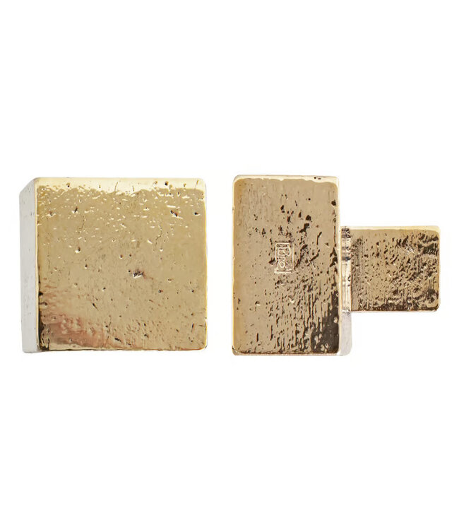 Dauby STUK MEUBELKNOP PQ-35 RUW BRONS GEPOLIJST (RBP) 35mm