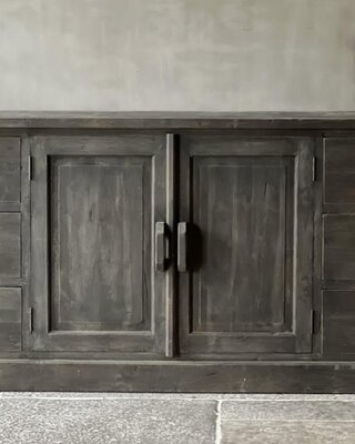 Aura Peeperkorn Rustiek Dressoir | Hout | H89 x B200 x D46 cm