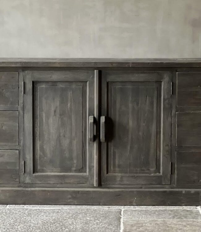 Aura Peeperkorn Rustiek Dressoir | Hout | H89 x B200 x D46 cm