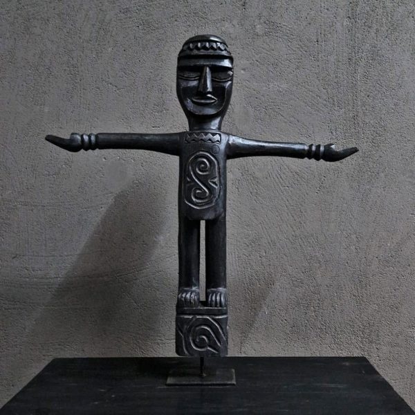 Luksa Home Collection Figuur Op Standaard | Zwart | H75 x B69 x D10 cm