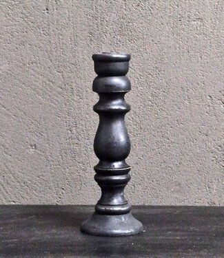 Luksa Home Collection Kandelaar Java | Vintage Mat Zwart | H30 cm