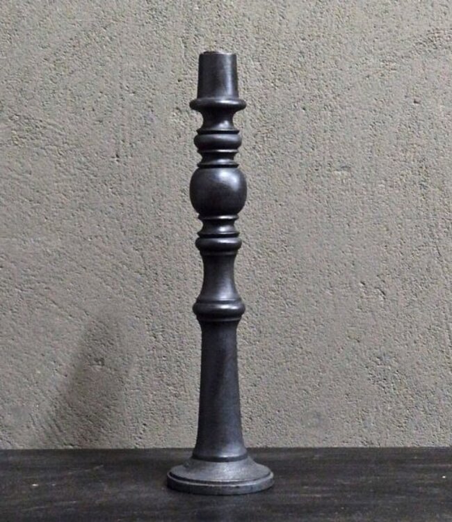 Luksa Home Collection Kandelaar Carma | Vintage Mat Zwart | H48 cm