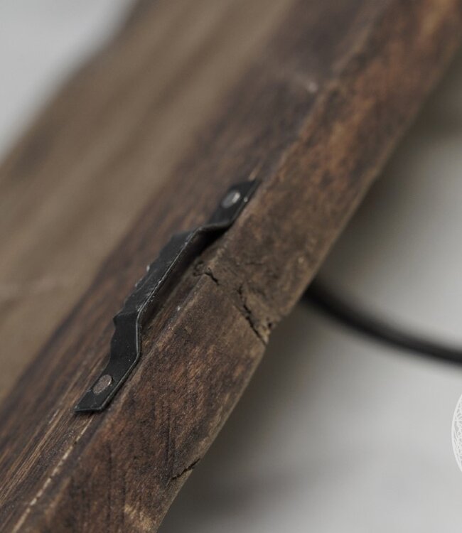 Be-Uniq Houten Kapstok James | Zwarte Haken | 2 Maten