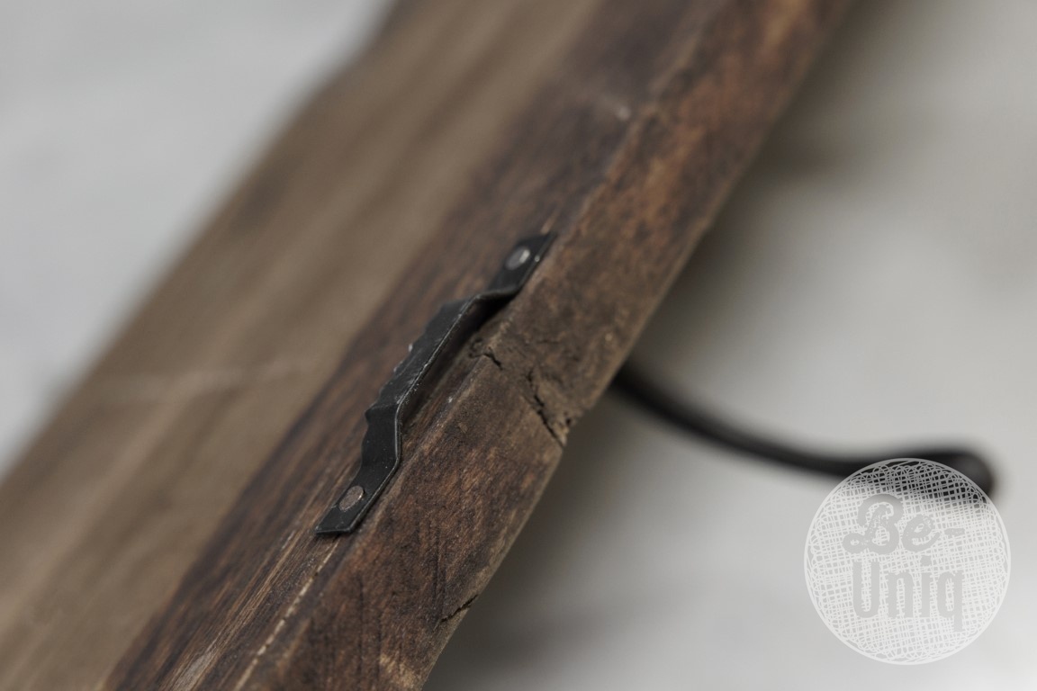 Be-Uniq Houten Kapstok Jamie | Zwarte Haken | L100 cm