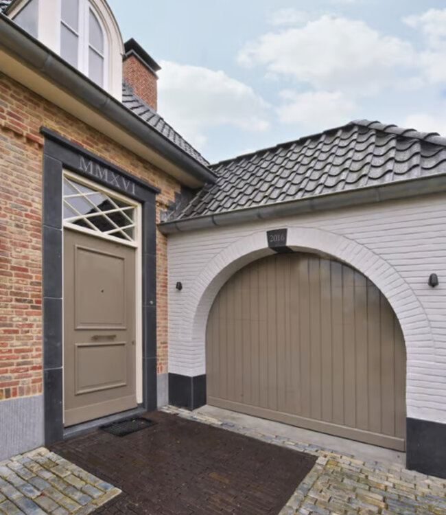 Dauby STUK DEURGREEP PMBU-200 WIT BRONS (WB) 200mm