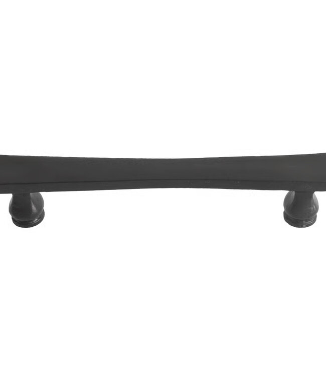 Dauby STUK DEURGREEP PMBU-200 VEROUDERD IJZER - ZWART (VO) 200mm