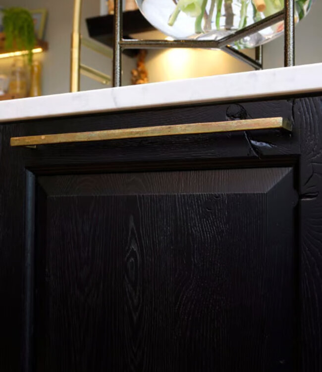 Dauby STUK MEUBELGREEP PMQ-384 RUW BRONS GEPOLIJST (RBP) 384mm