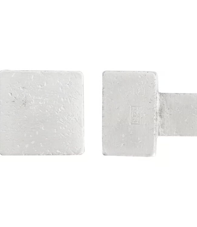 Dauby STUK MEUBELKNOP PQ-45 MAT WIT BRONS (WBS) 45mm