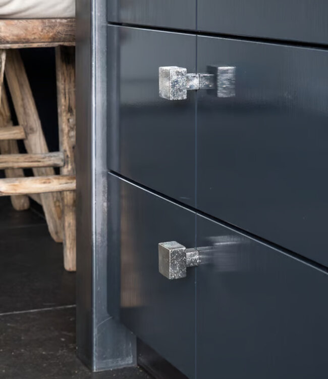 Dauby STUK MEUBELKNOP PQ-45 WIT BRONS (WB) 45mm