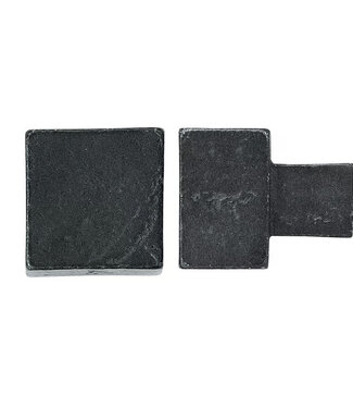 Dauby STUK MEUBELKNOP PQ-45 VEROUDERD IJZER - ZWART (VO) 45mm