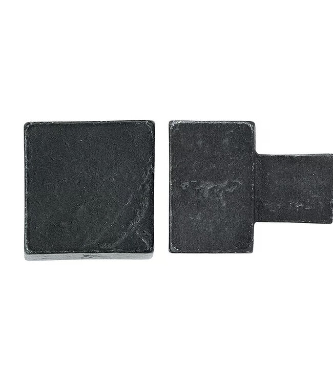 Dauby STUK MEUBELKNOP PQ-45 VEROUDERD IJZER - ZWART (VO) 45mm