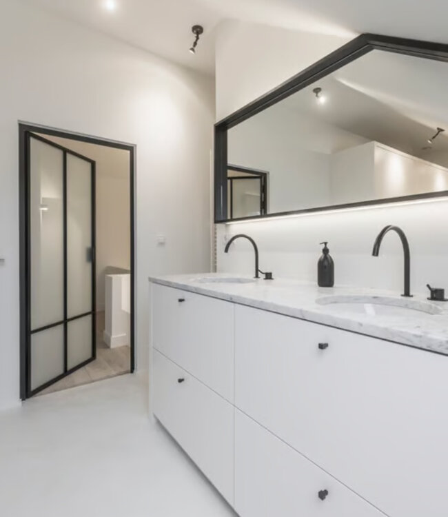 Dauby STUK MEUBELKNOP PQ-15 VEROUDERD IJZER - ZWART (VO) 15mm