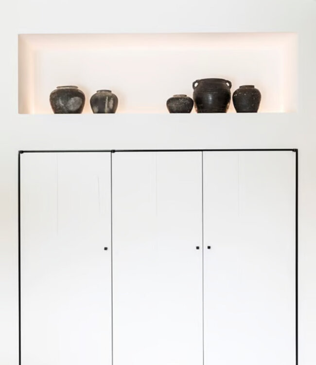 Dauby STUK MEUBELKNOP PQ-15 VEROUDERD IJZER - ZWART (VO) 15mm