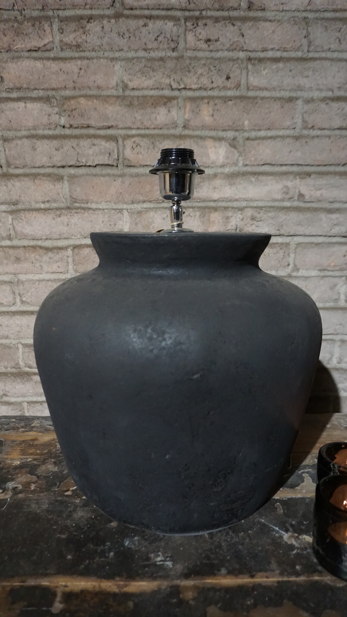Rene Houtman Lampenvoet Zwart | H41 x B32 cm