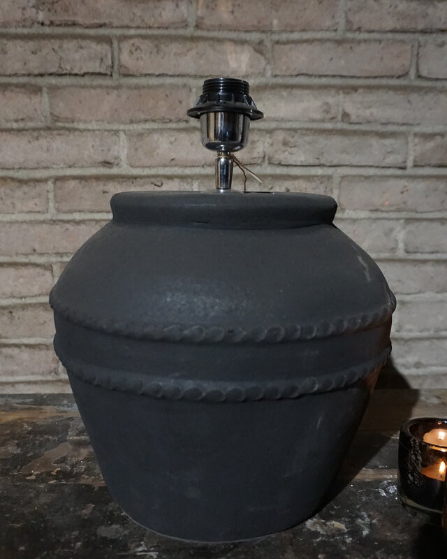Rene Houtman Lampenvoet Zwart | H36 x B30 cm