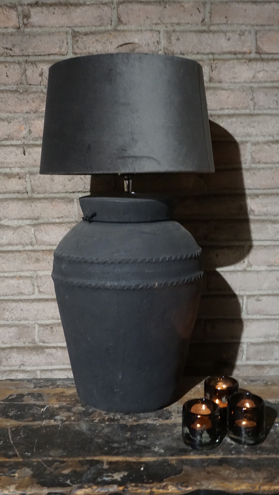 Rene Houtman Lampenvoet Zwart | H57 x D35 cm