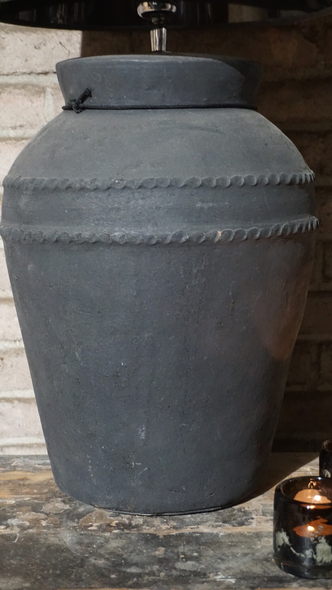 Rene Houtman Lampenvoet Zwart | H57 x D35 cm