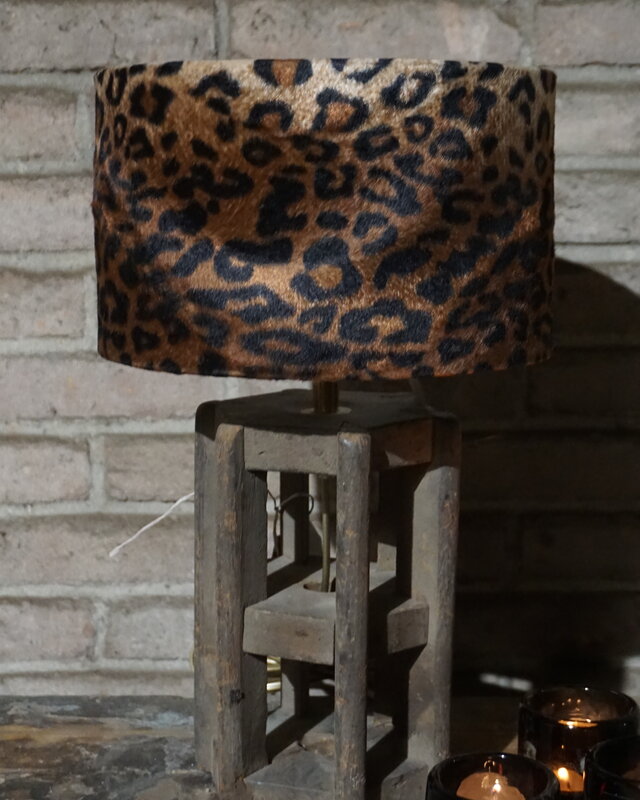 Rene Houtman Lampenkap Gabon | Panter | H16 x D26 cm