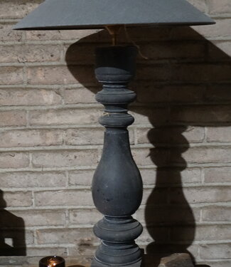 Rene Houtman Houten Balusterlamp | H70 x B13 x D13 cm