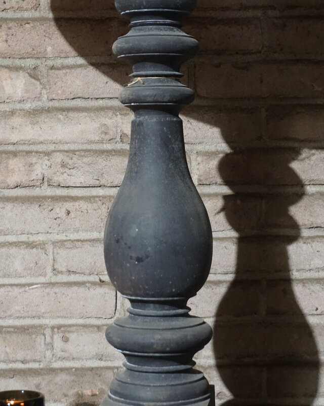 Rene Houtman Houten Balusterlamp | H70 x B13 x D13 cm