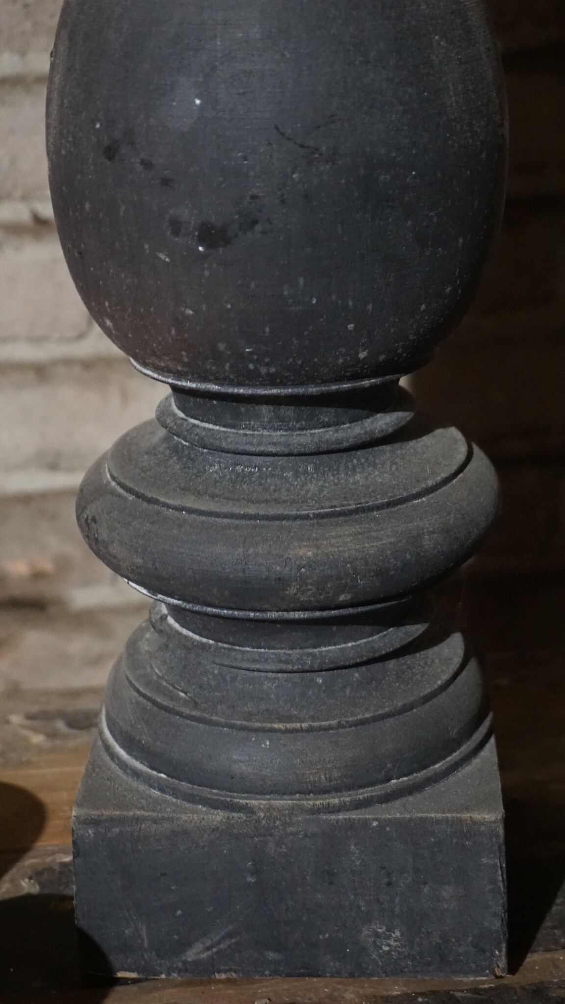 Rene Houtman Houten Balusterlamp | H70 x B13 x D13 cm