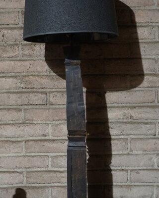 Rene Houtman Lampenvoet + Lampenkap Set | Hout