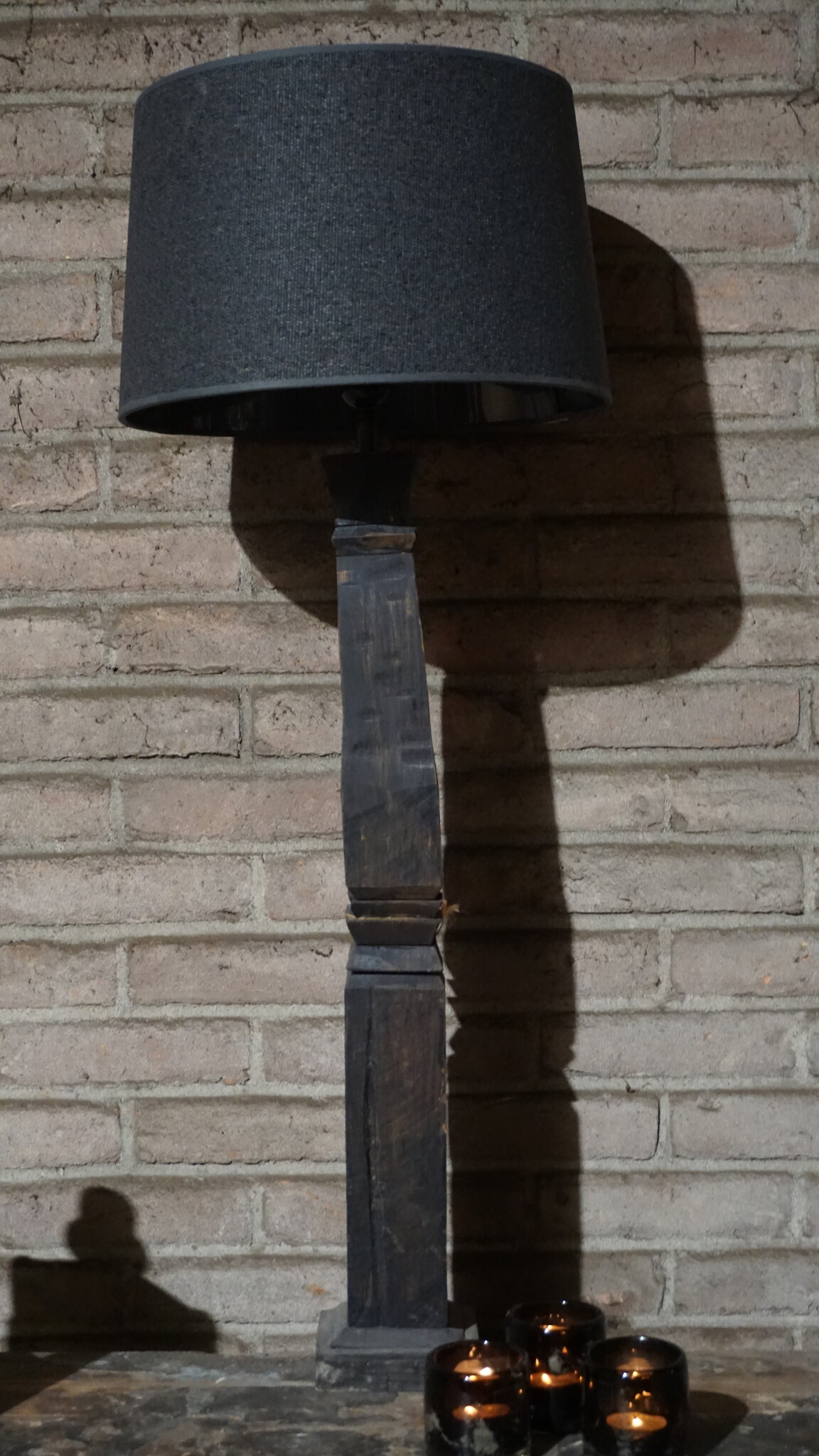 Rene Houtman Lampenvoet + Lampenkap Set | Hout
