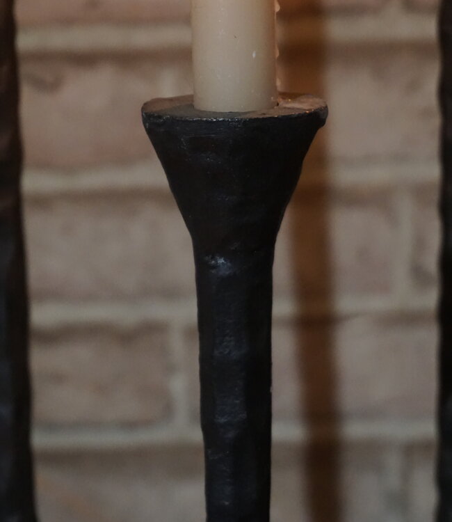 Rene Houtman Kandelaar Smeedijzer | H53 cm